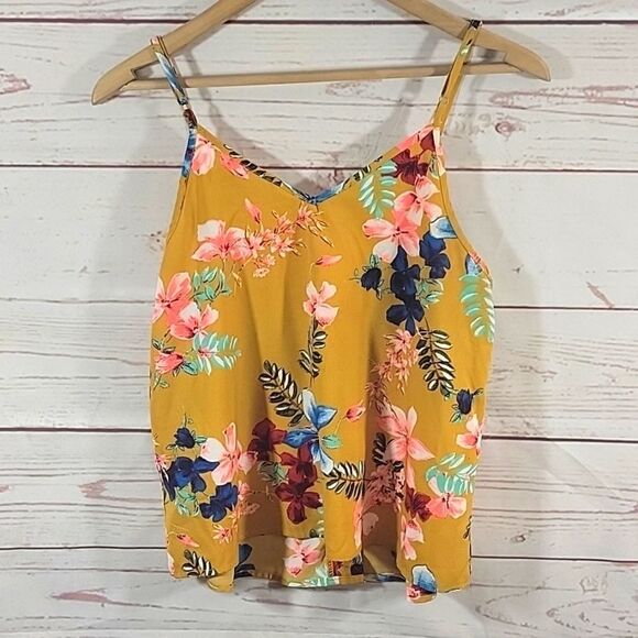 Lot of 2- Japana Floral Spaghetti Strap Top & Blue Blush Brown Corduroy Skort - Picture 10 of 10